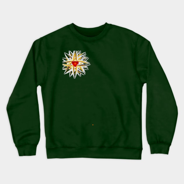 Love star art design. Crewneck Sweatshirt by Dilhani